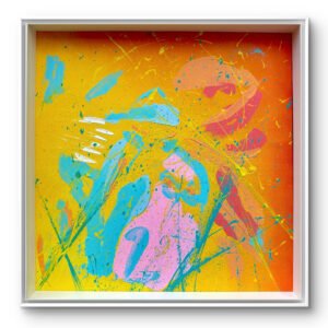 Fragility Fractures (2025) – Acrylic on canvas